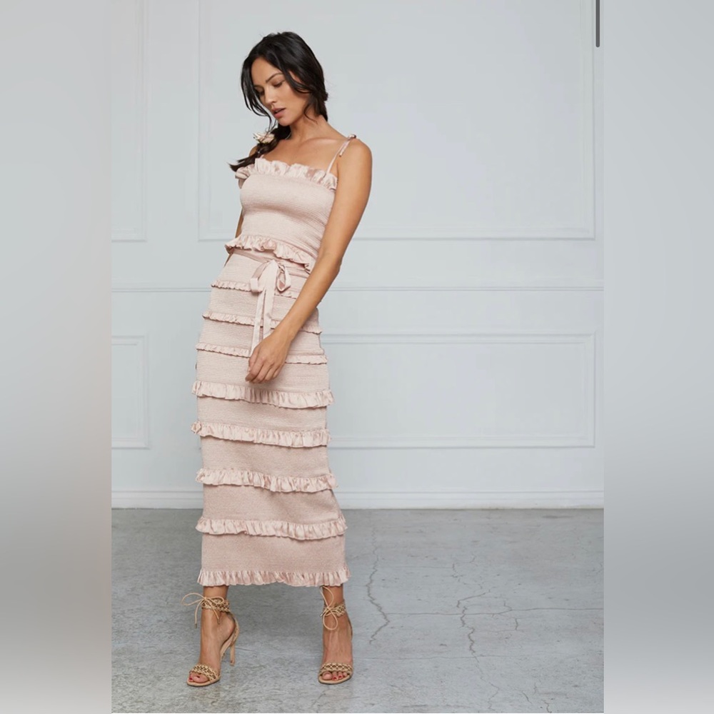 V. Chapman Lily Dress Color: Rose Dust, Size 8 NWT
